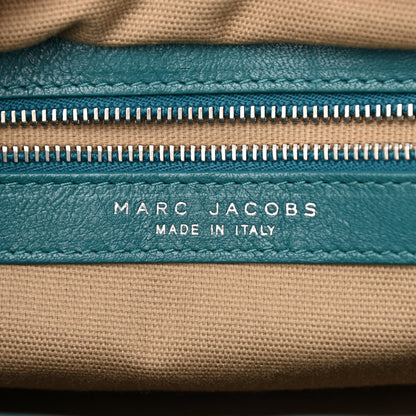 Marc Jacobs Rubber Coated Calfskin Antonia Satchel Blue 6 of 8