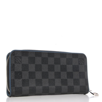 Louis Vuitton Damier Graphite Zippy Vertical Wallet Neon 3 of 8