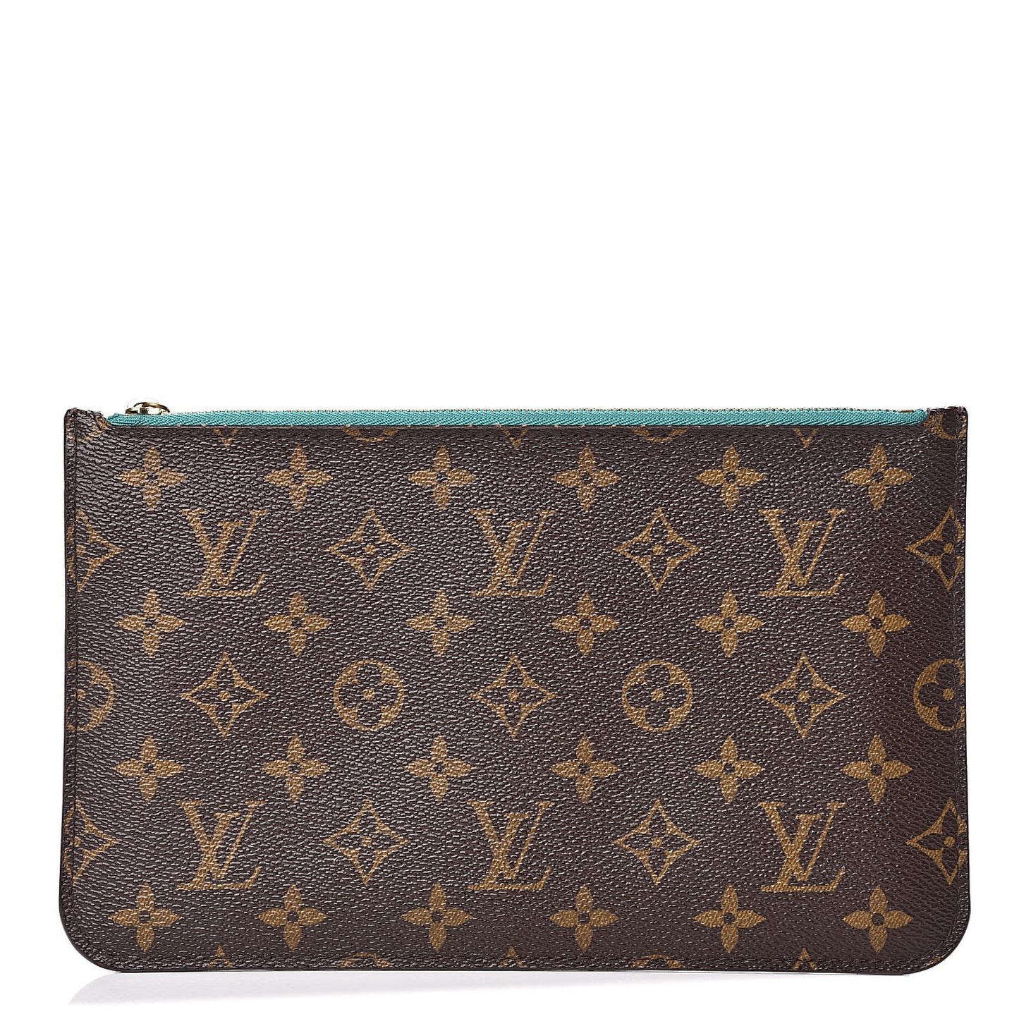 Monogram Neverfull MM GM Pochette Turquoise