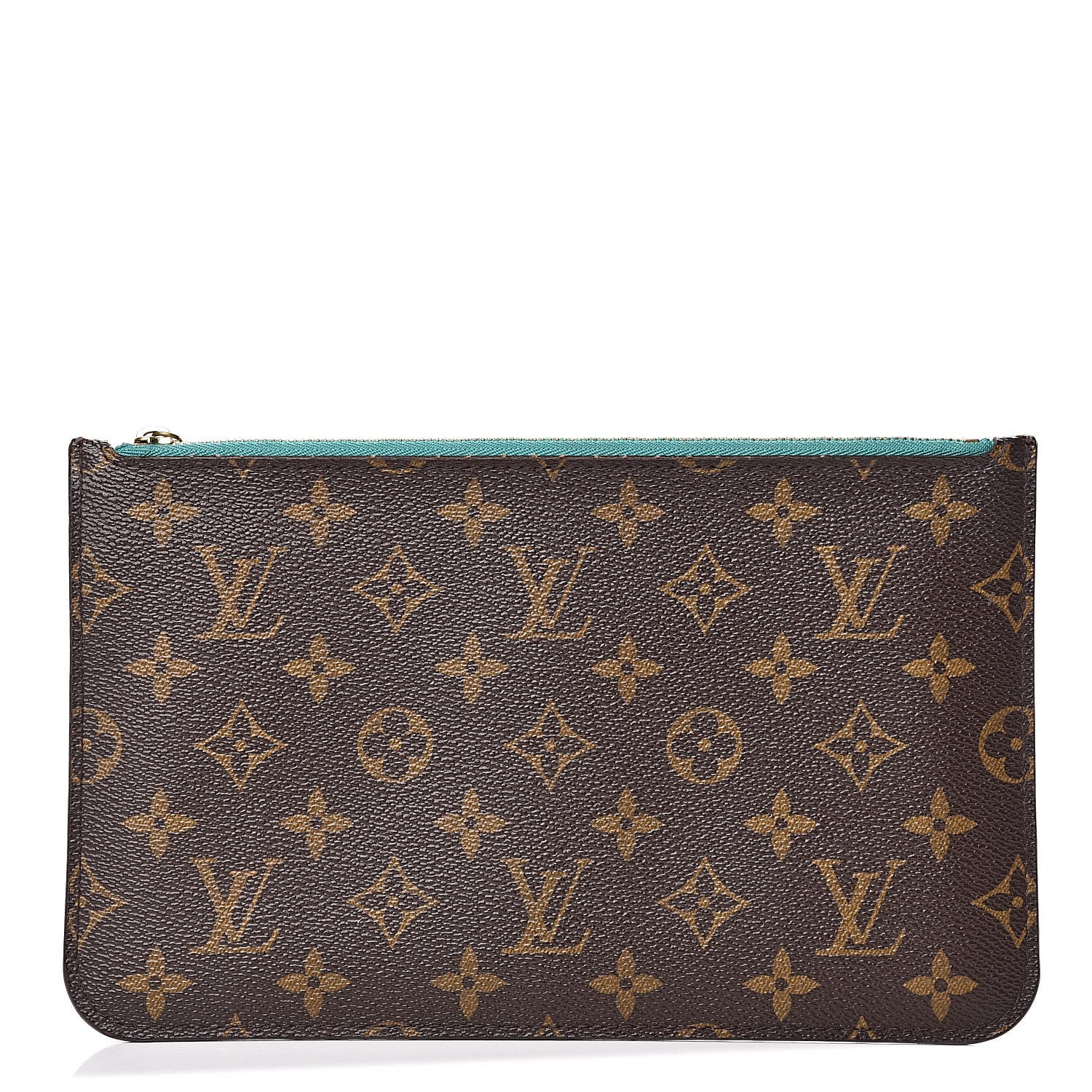 Louis Vuitton Monogram Neverfull MM GM Pochette Turquoise 1 of 13