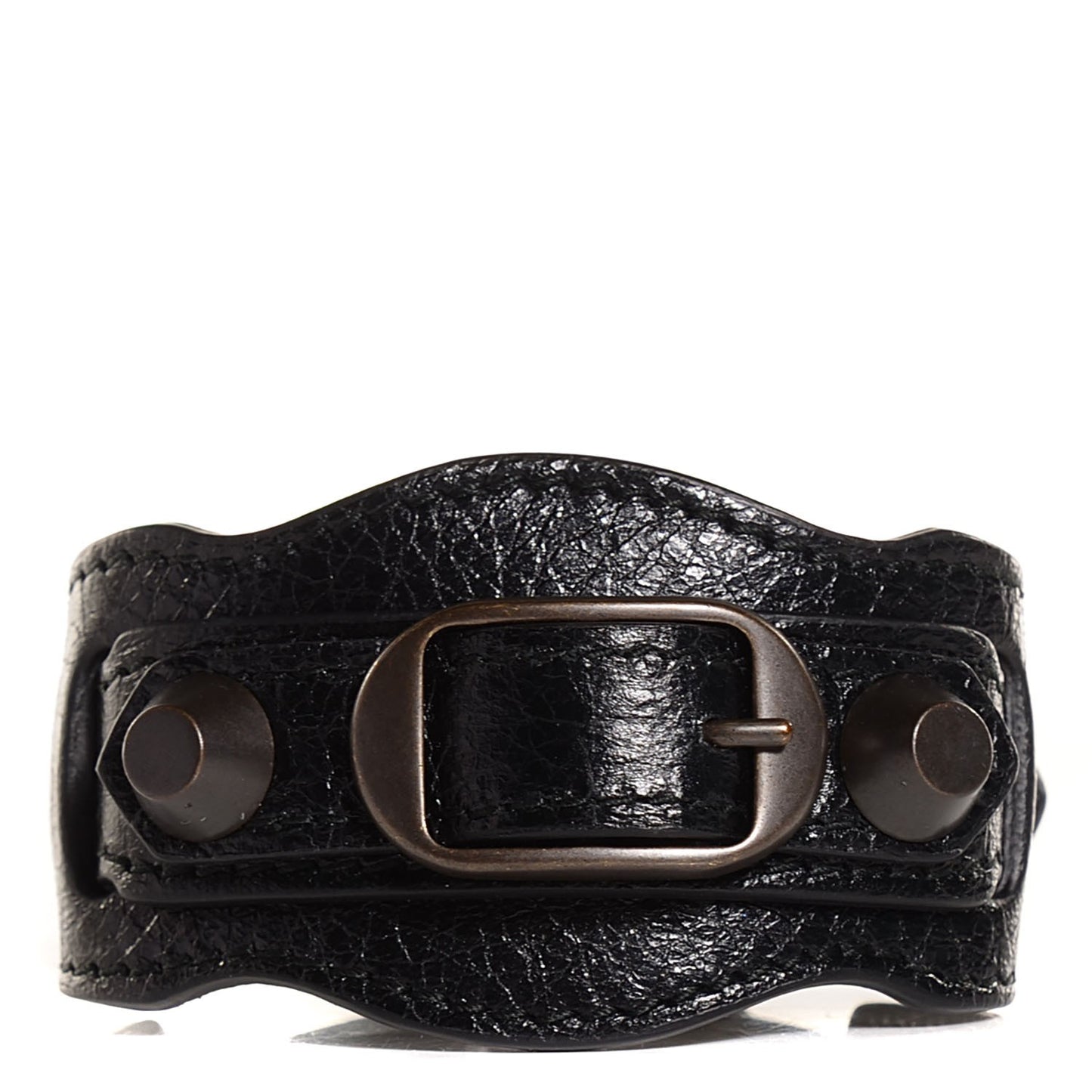 Agneau Arena Classic Hardware M Bracelet Black