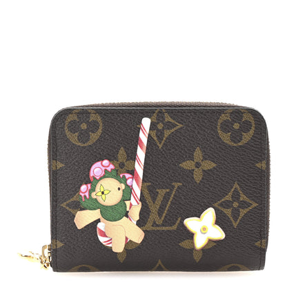 Louis Vuitton Monogram 2024 Christmas Animation Candy Factory Zippy Coin Purse Candy Red 1 of 7