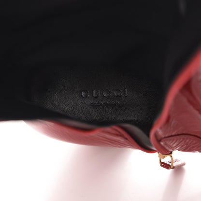 Gucci Naplack Patent Printyl Zip Boots 39.5 Hibiscus Red 7 of 9