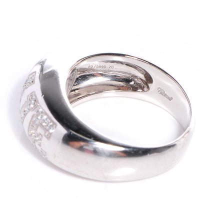 Chopard 18k White Gold Happy Diamonds Love Ring 5.5 4 of 5