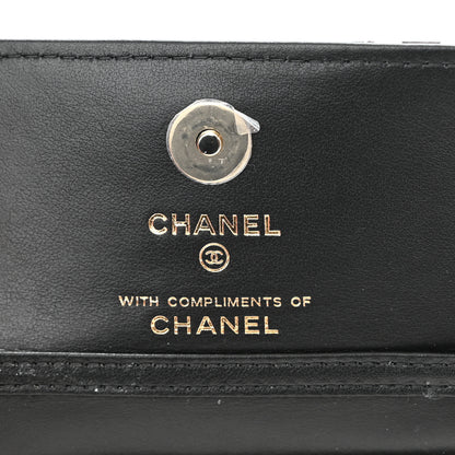 Chanel Canvas Check Flag Printed CC Clutch With Chain Beige Multicolor 6 of 12