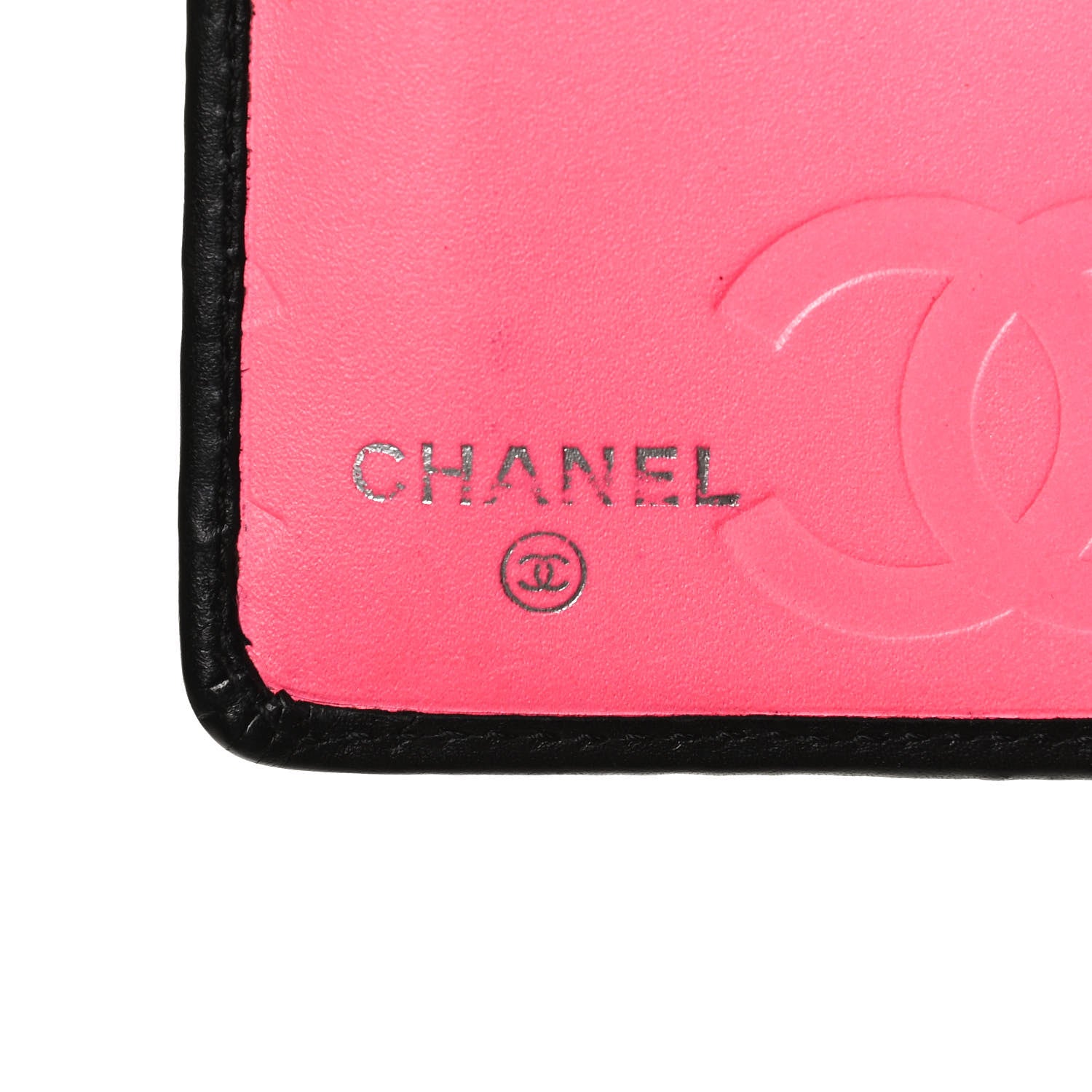 Chanel Calfskin Quilted Cambon Yen Wallet Black 6 of 10