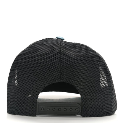 Gucci GG Supreme Monogram Blooms Baseball Hat XXL Beige Blue Navy 6 of 8