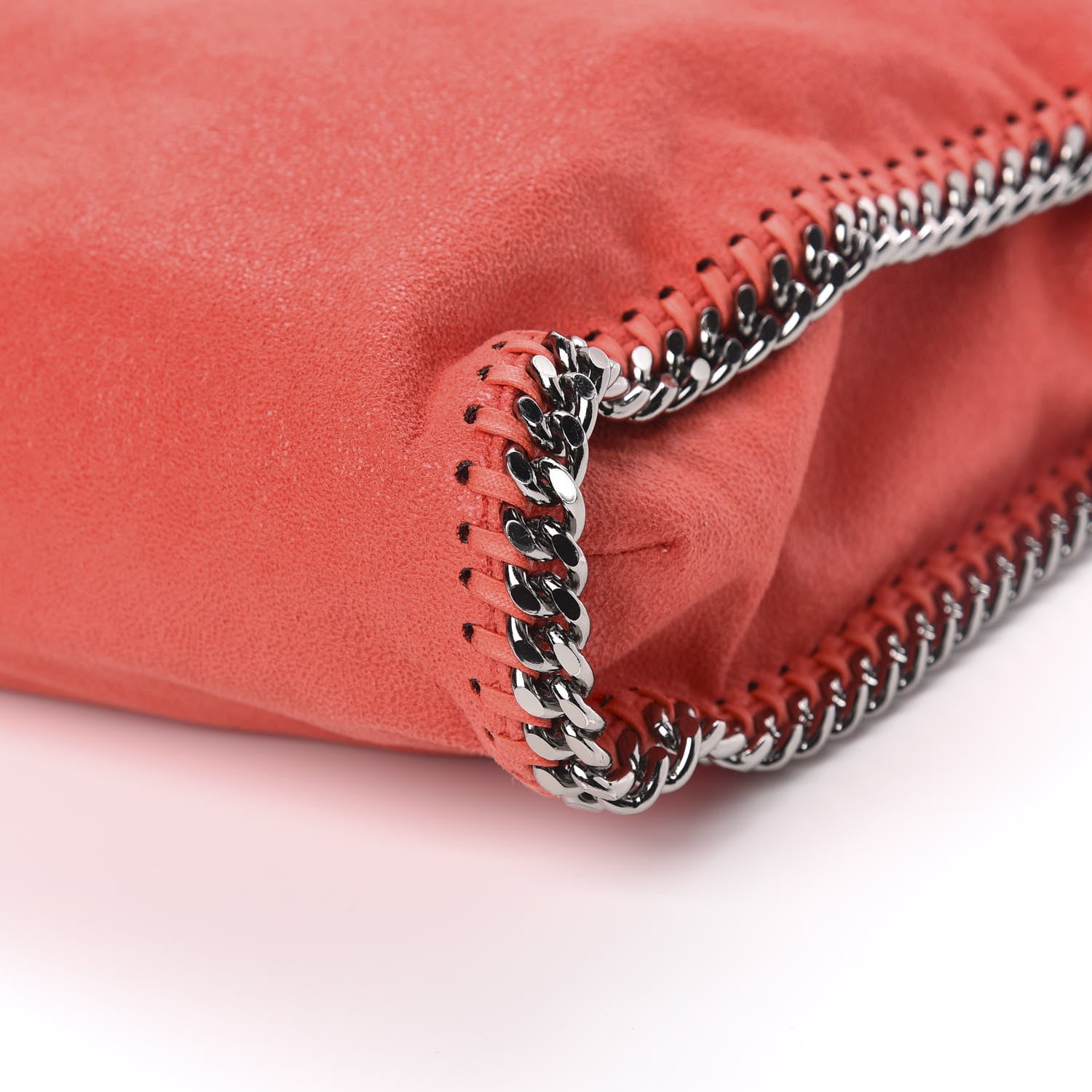 Stella McCartney Shaggy Deer Falabella Fold Over Tote Flame 9 of 10