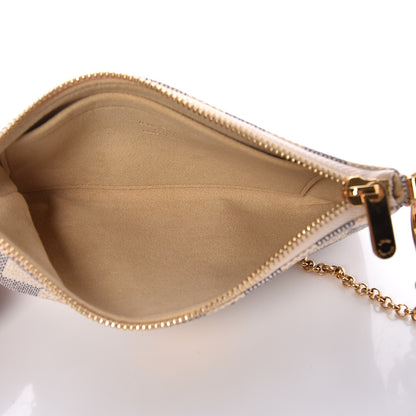 Louis Vuitton Damier Azur Pochette Milla MM 5 of 8