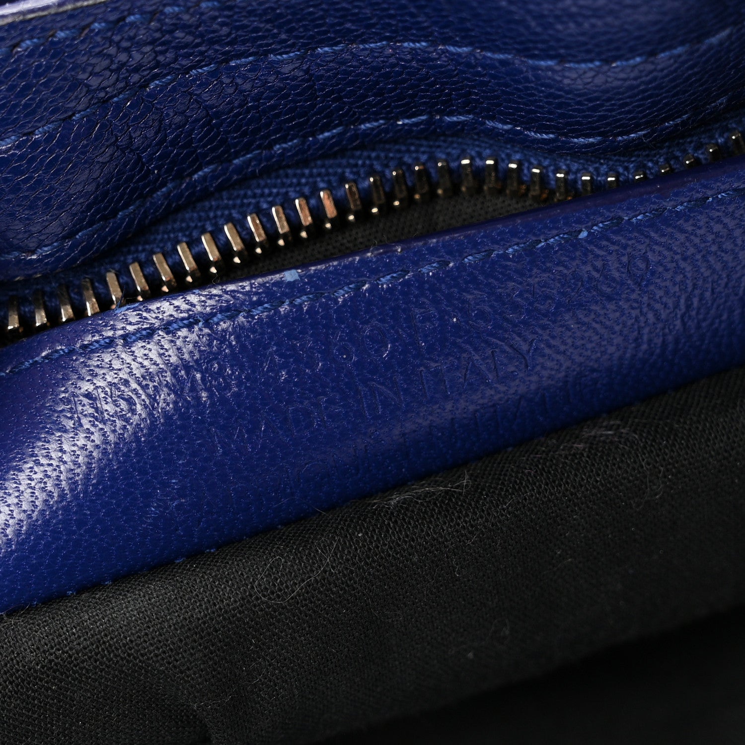 Balenciaga Chevre Gold Metallic Edge Hardware City Bleu Roi 7 of 11