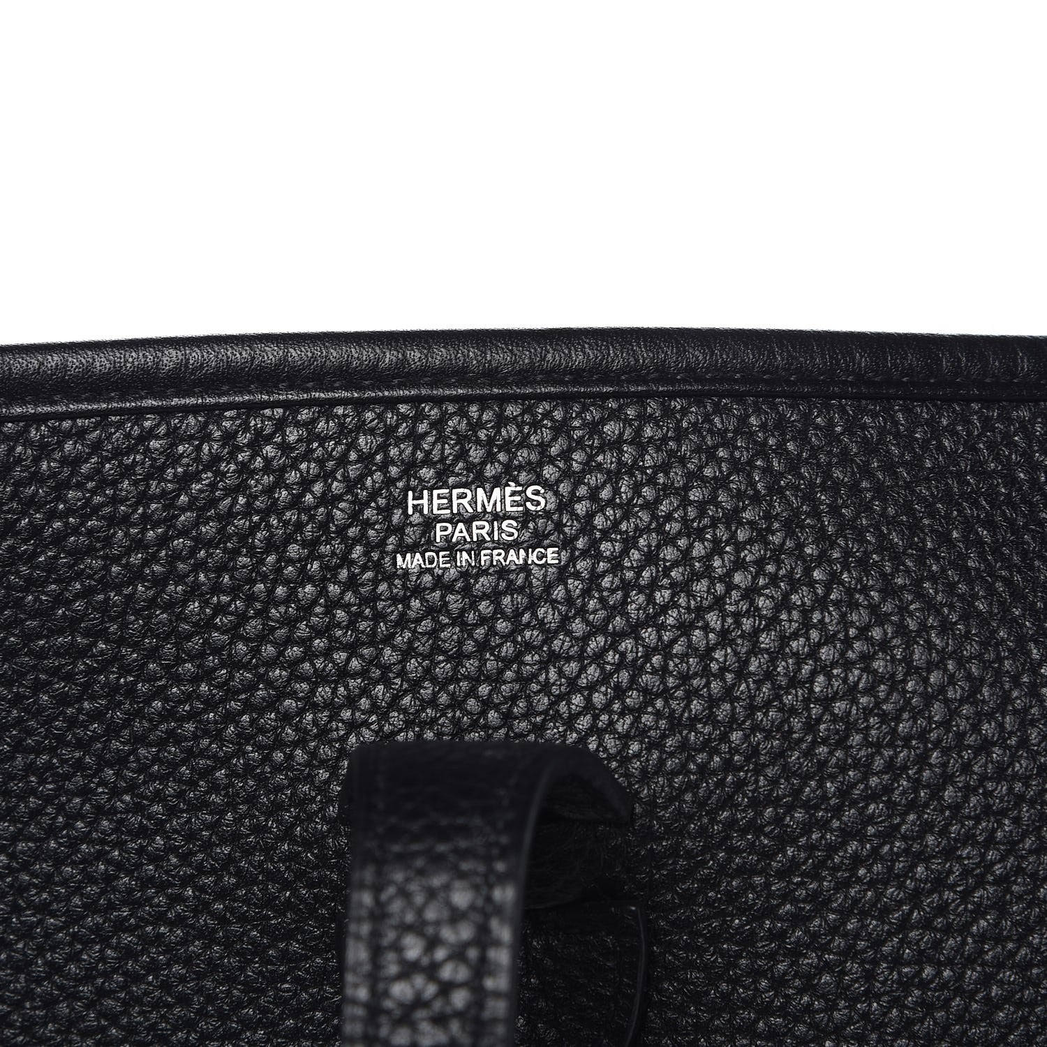Hermes Taurillon Clemence Evelyne III PM Black 6 of 8