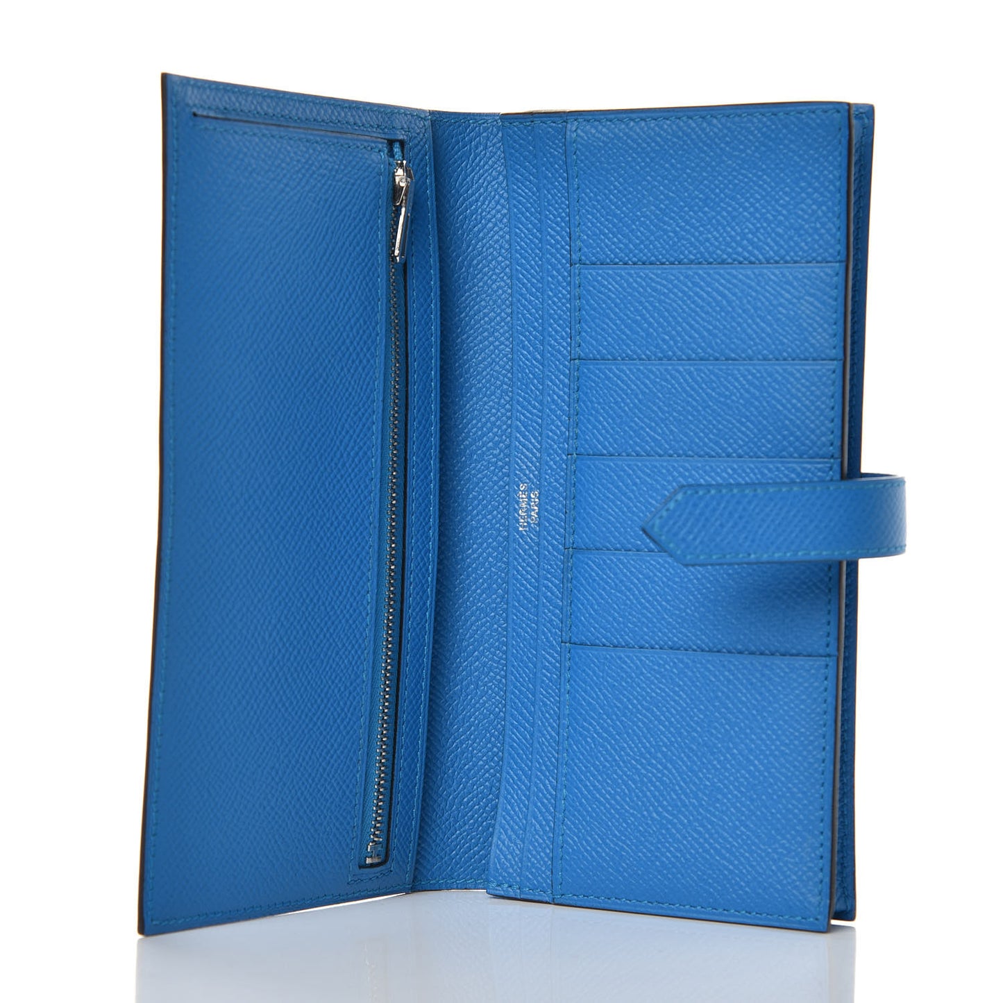 Epsom Bearn Gusset Wallet Bleu Zanzibar