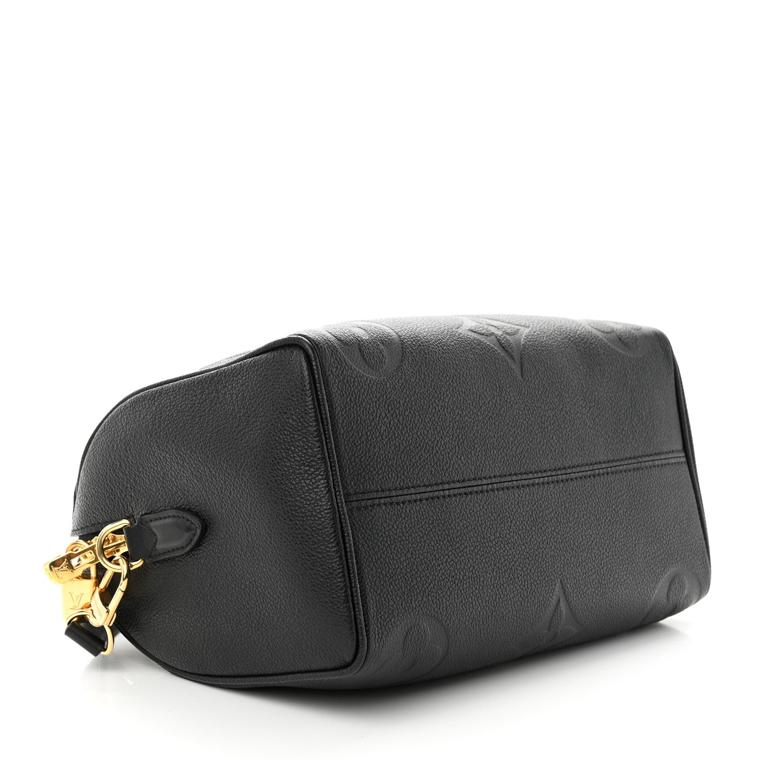 Louis Vuitton Empreinte Monogram Giant Speedy Bandouliere 25 Black 4 of 9