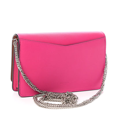 Givenchy Lambskin Emblem Chain Wallet Cyclamen 4 of 12