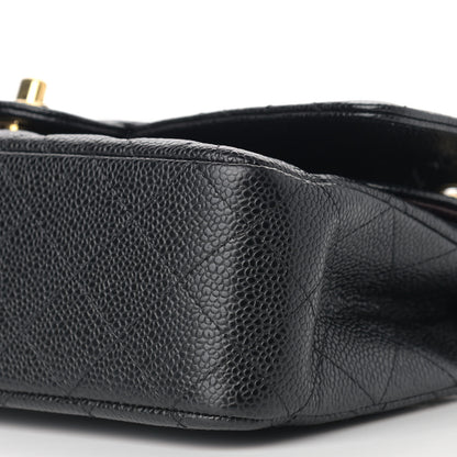 Chanel Caviar Quilted Medium Double Flap Black 9 of 11