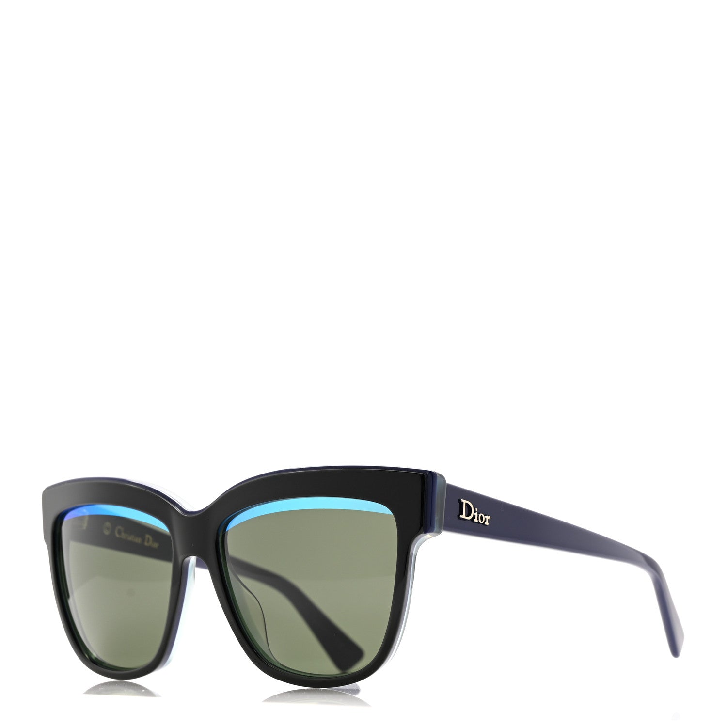 Christian Dior DiorGraphic 3895S Sunglasses Black Blue 1 of 9