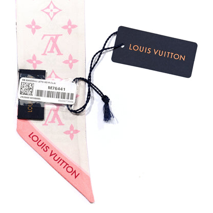 Louis Vuitton Silk Monogram Let's Go BB Bandeau Pink 3 of 3