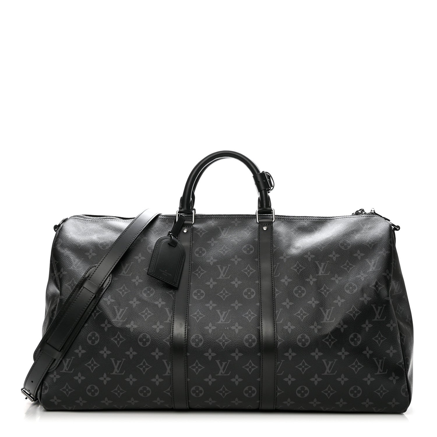 Louis Vuitton Monogram Eclipse Keepall Bandouliere 55 1 of 9