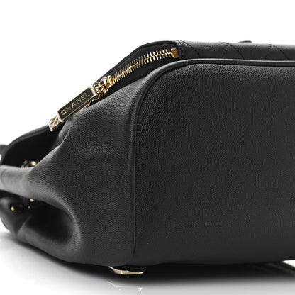 Chanel Caviar Quilted Business Affinity Backpack Black 9 of 11