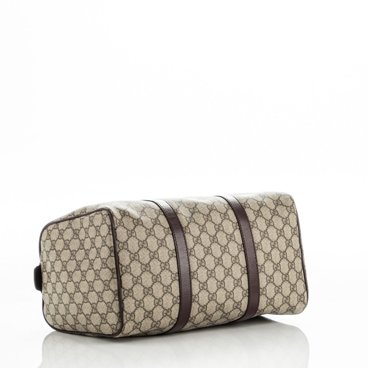 GG Plus Monogram Medium Joy Boston Dark Brown