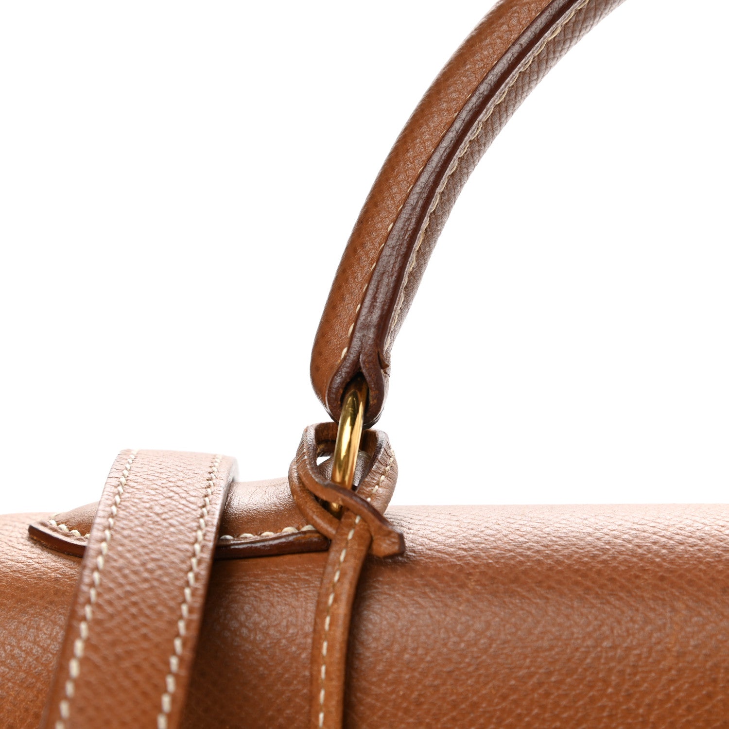 Hermes Courchevel Kelly Sellier 28 Gold 12 of 18