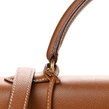 Hermes Courchevel Kelly Sellier 28 Gold 12 of 18