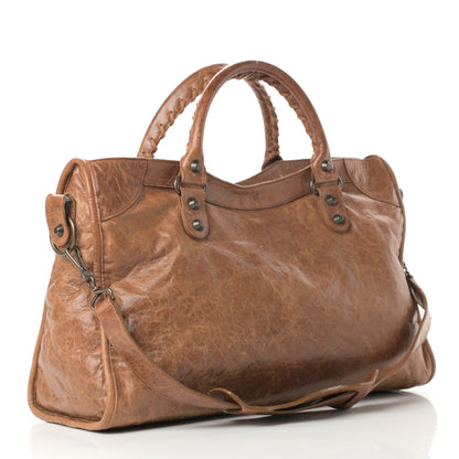 Balenciaga Agneau Classic Hardware City Cognac 3 of 15