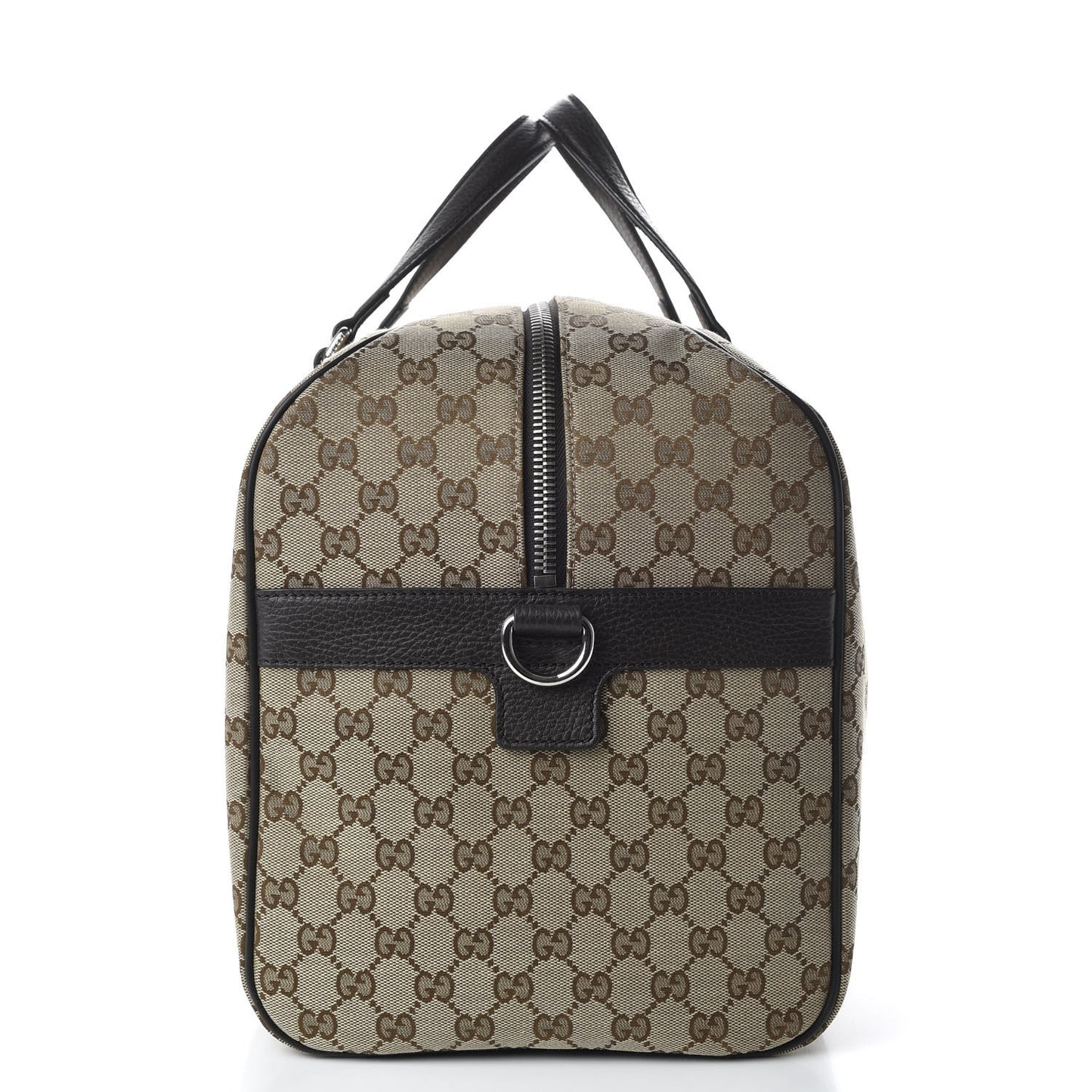 Monogram Dollar Calfskin Boston Duffle Bag Beige Ebony Testa di Moro Marrone Scuro