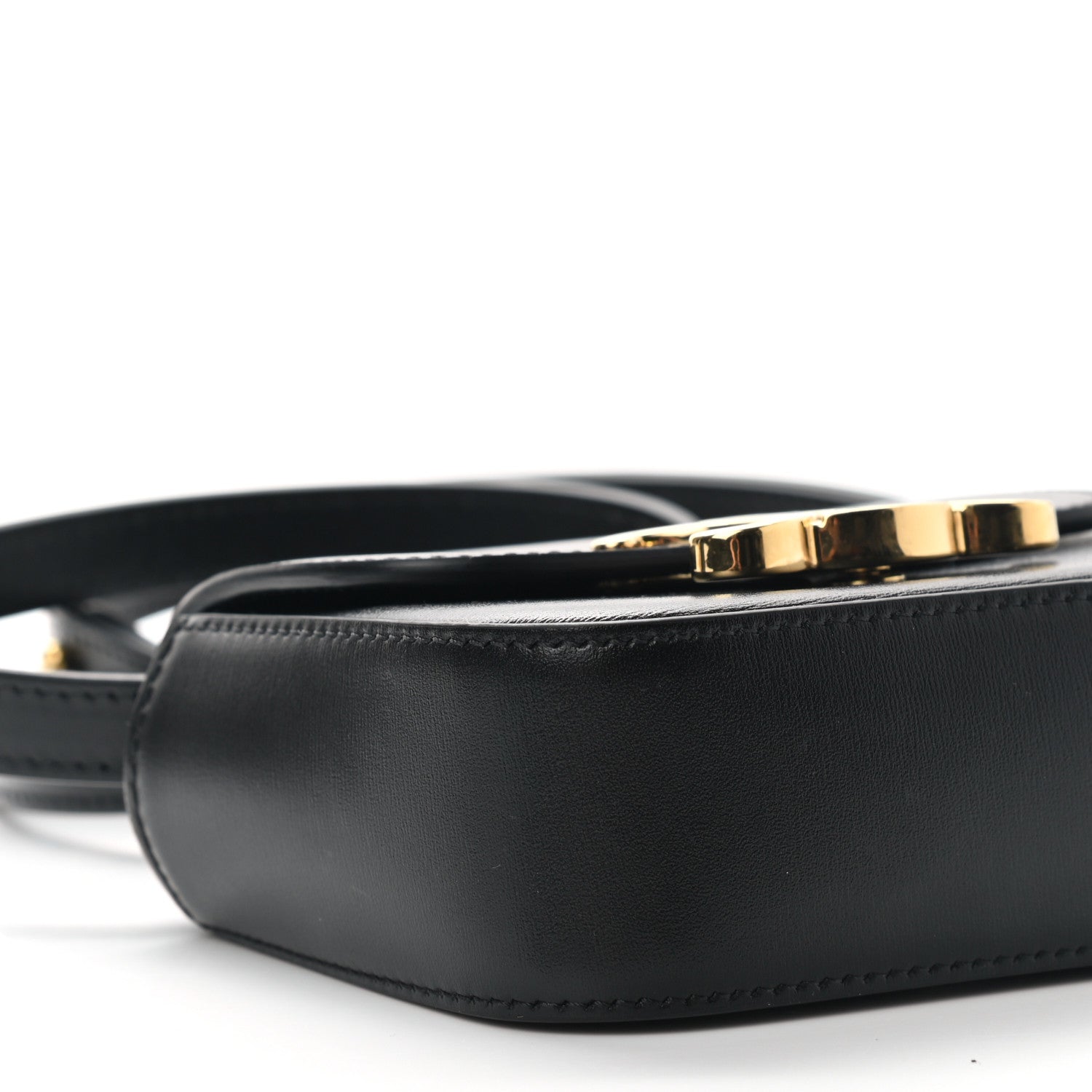 Celine Shiny Calfskin Mini Triomphe Black 9 of 11