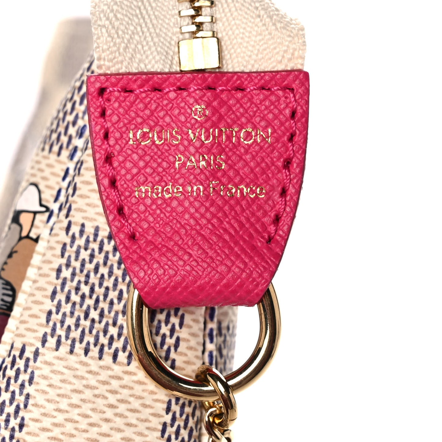 Damier Azur 2015 Christmas Animation Mini Pochette Accessories