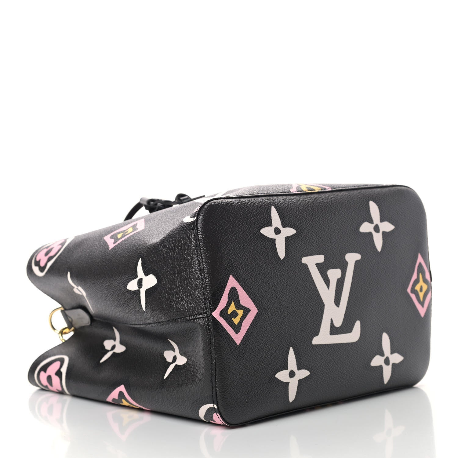 Louis Vuitton Monogram Giant Wild At Heart Neonoe MM Black 4 of 9