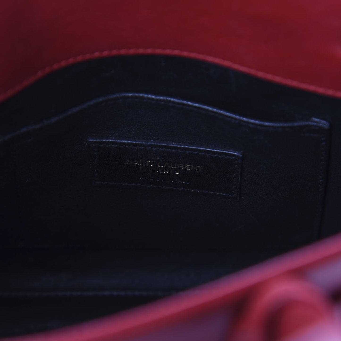 Calfskin Nano Sac De Jour Lipstick Red