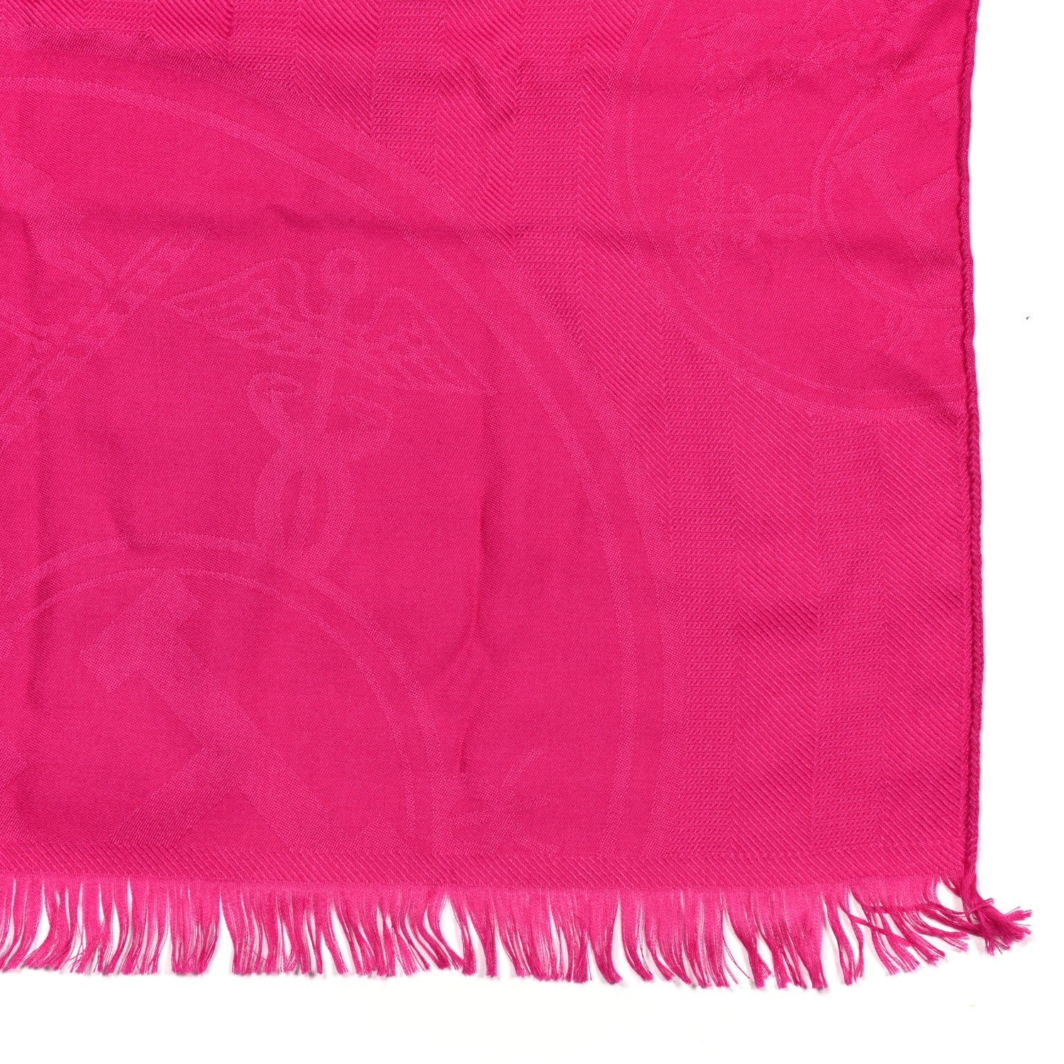 Hermes Cashmere Silk New Libris Stole Rose Indien 3 of 4