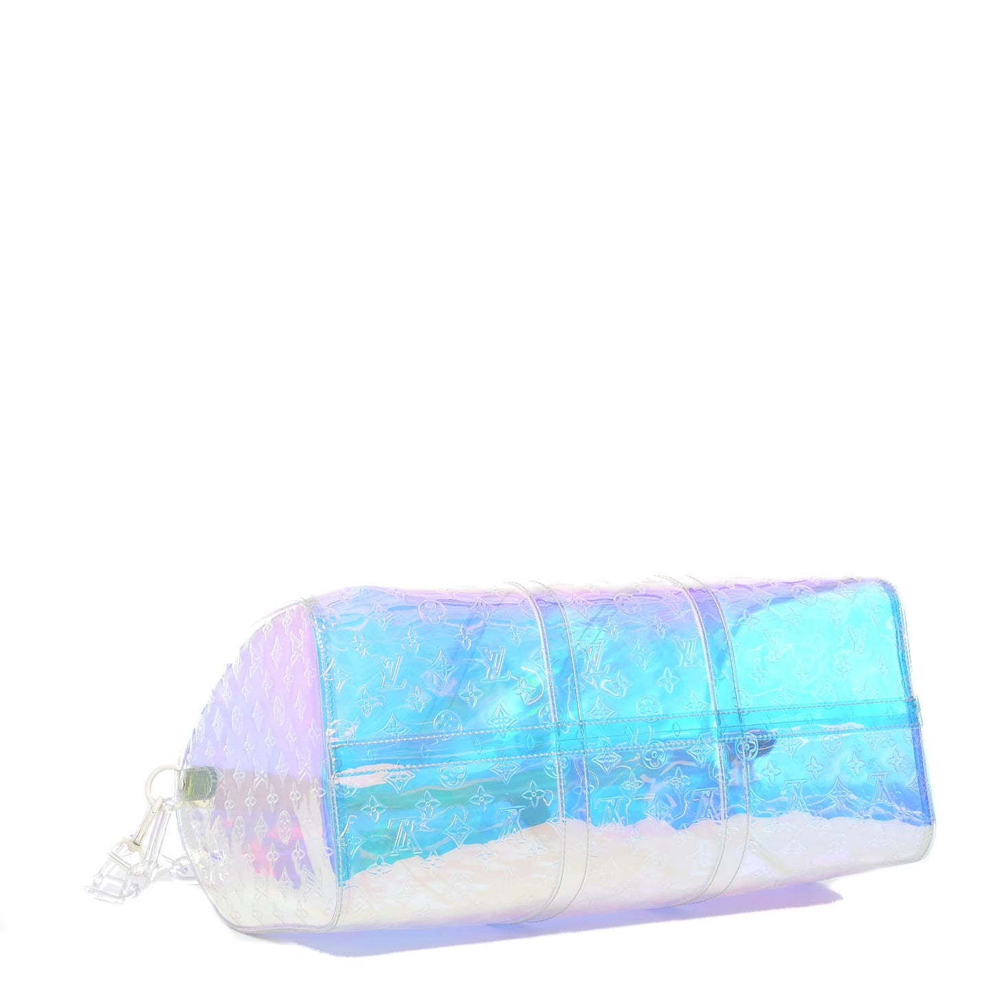 PVC Monogram Keepall Bandouliere 50 Iridescent Prism