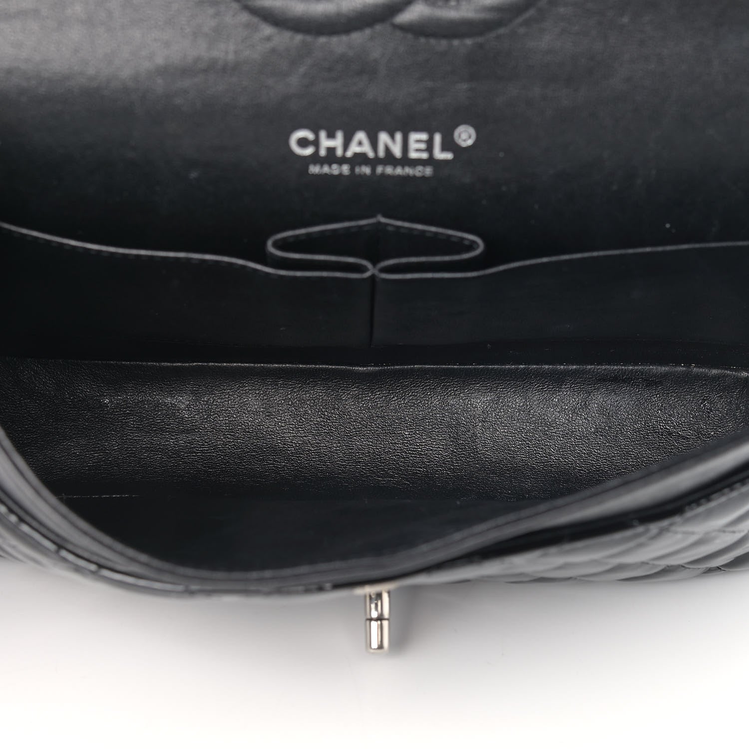 Chanel Patent Quilted Medium Double Flap Black 5 of 22