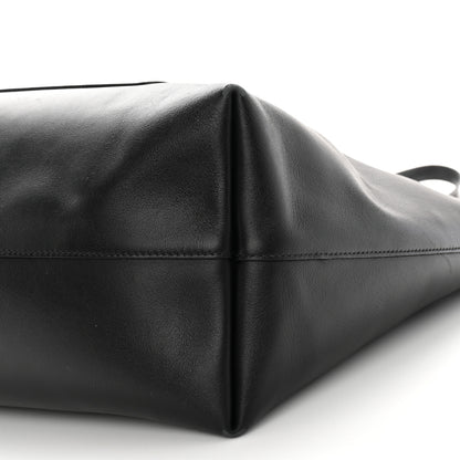 Prada City Calf Front Pocket Large Shopping Tote Black 10 of 13