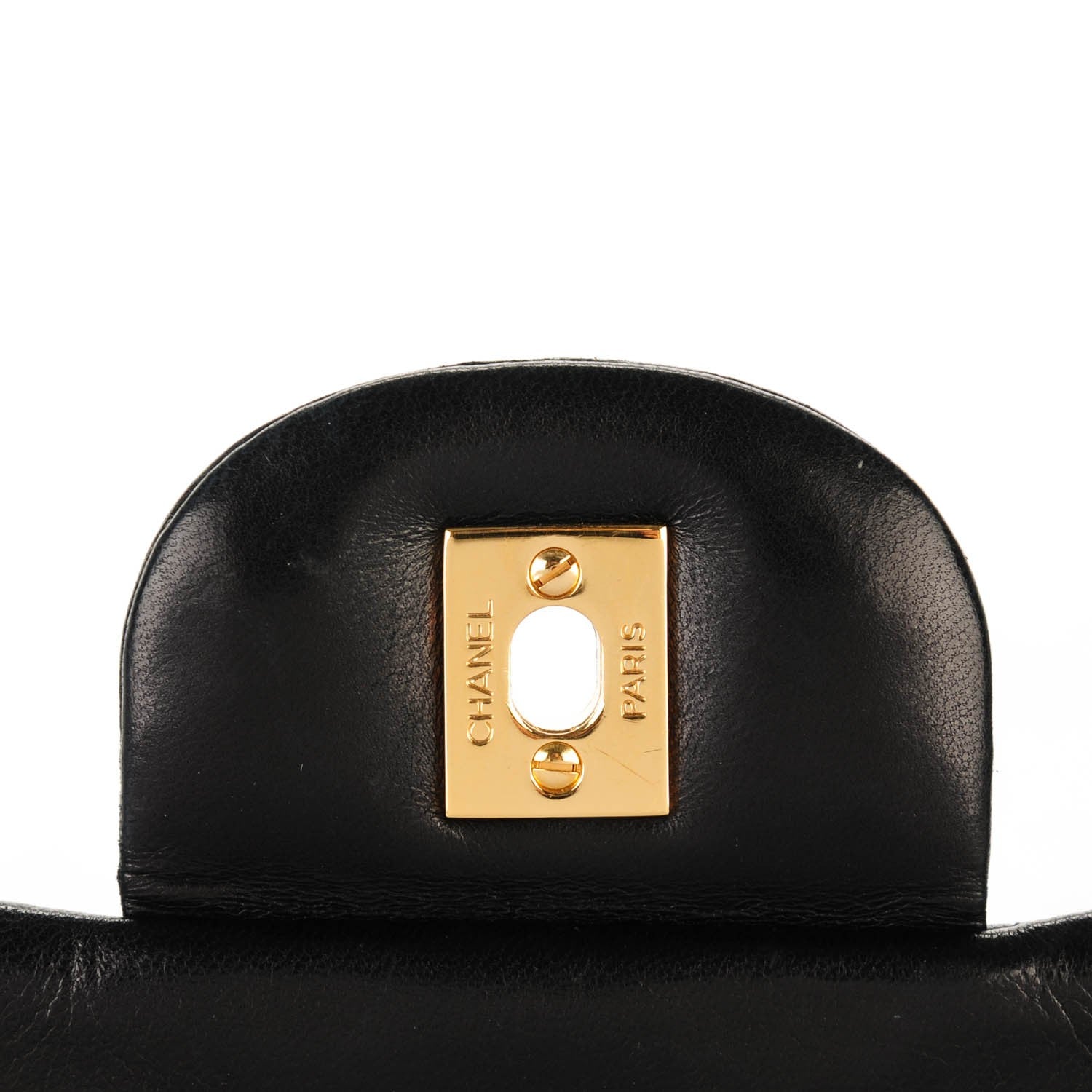 Chanel Lambskin Quilted Jumbo Single Flap Black 6 of 9