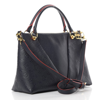 Louis Vuitton Empreinte V Tote MM Marine Rouge 3 of 11
