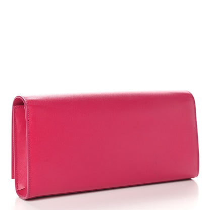 Saint Laurent Grain De Poudre Classic Monogram Cassandre Clutch Lipstick Fuchsia 3 of 7