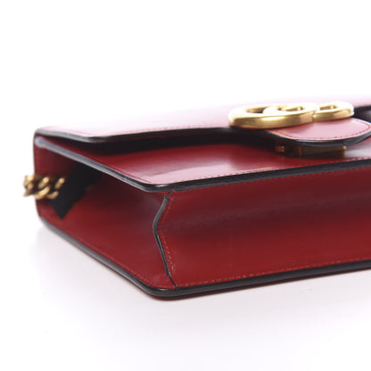 Gucci Knight Calfskin Small GG Marmont Chain Handle Bag Hibiscus Red 8 of 12