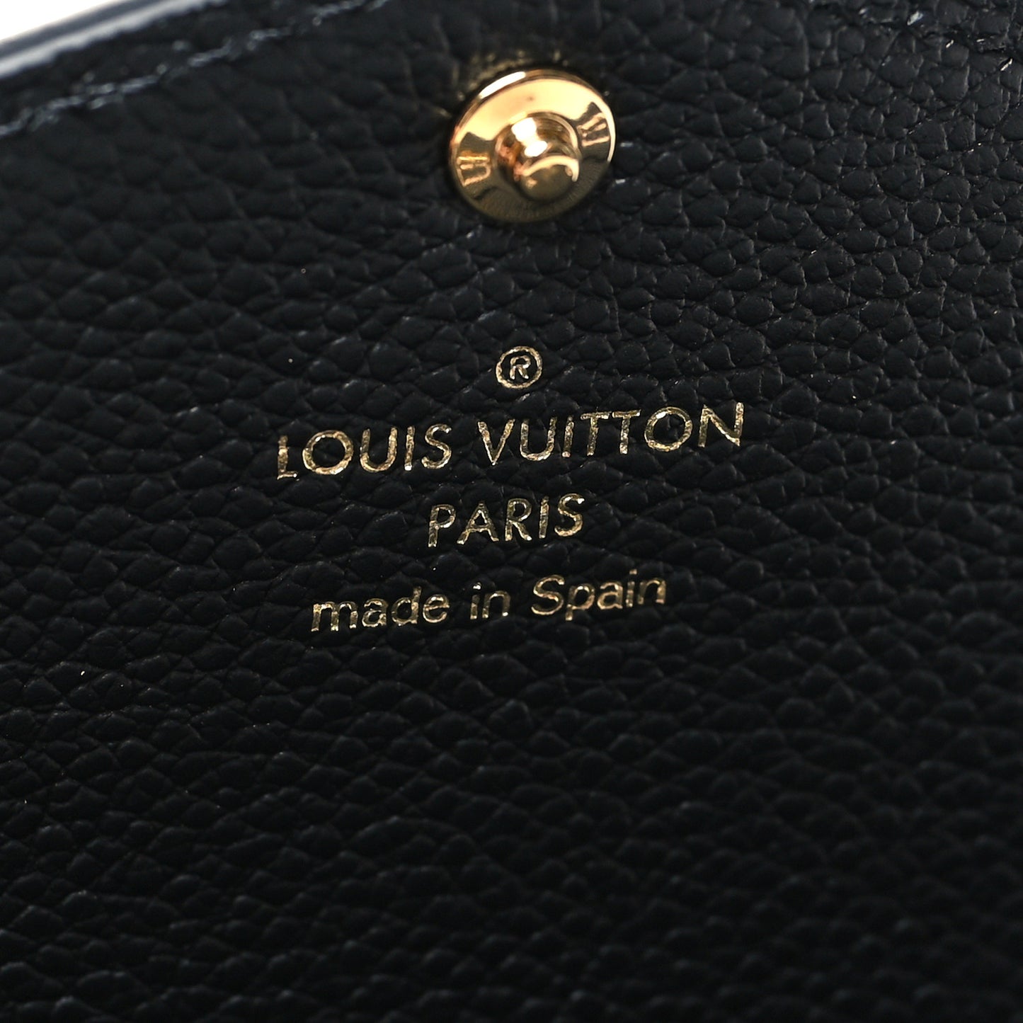 Monogram Empreinte Giant Sarah Wallet Black Beige