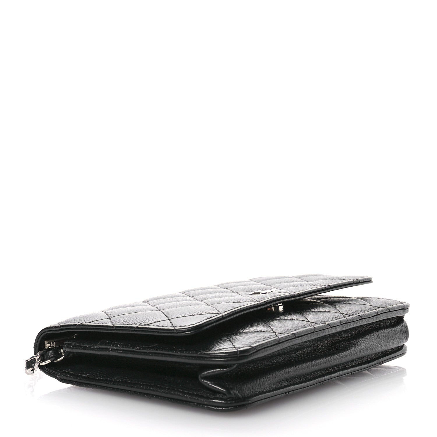 Chanel Caviar Quilted Wallet on Chain WOC Black 4 of 12