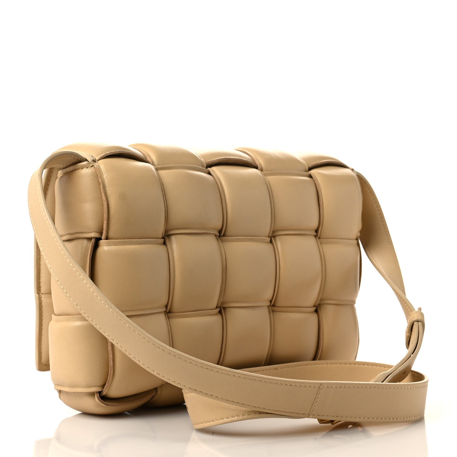 Bottega Veneta Nappa Maxi Intreccio Padded Cassette Crossbody Bag Porridge 3 of 11