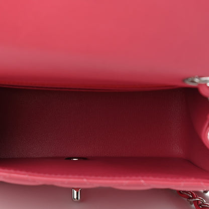 Chanel Lambskin Quilted Mini Square Flap Pink 5 of 9