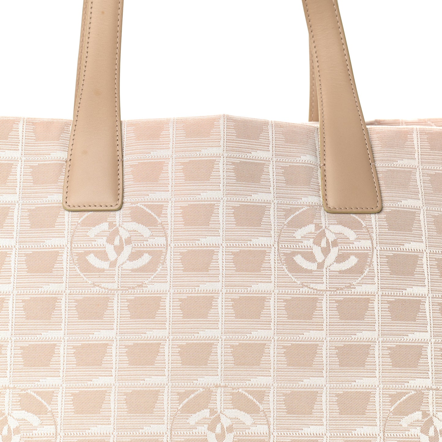 Nylon Medium Travel Tote Beige