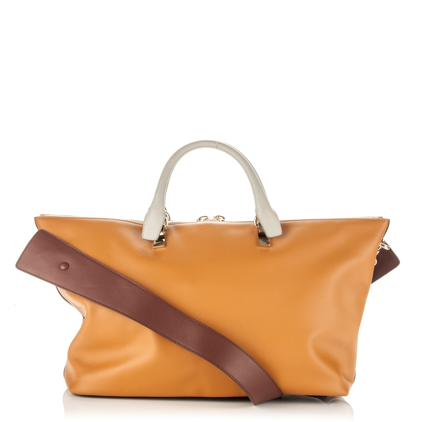 Smooth Calfskin Large Baylee Tote Yummy Cookie