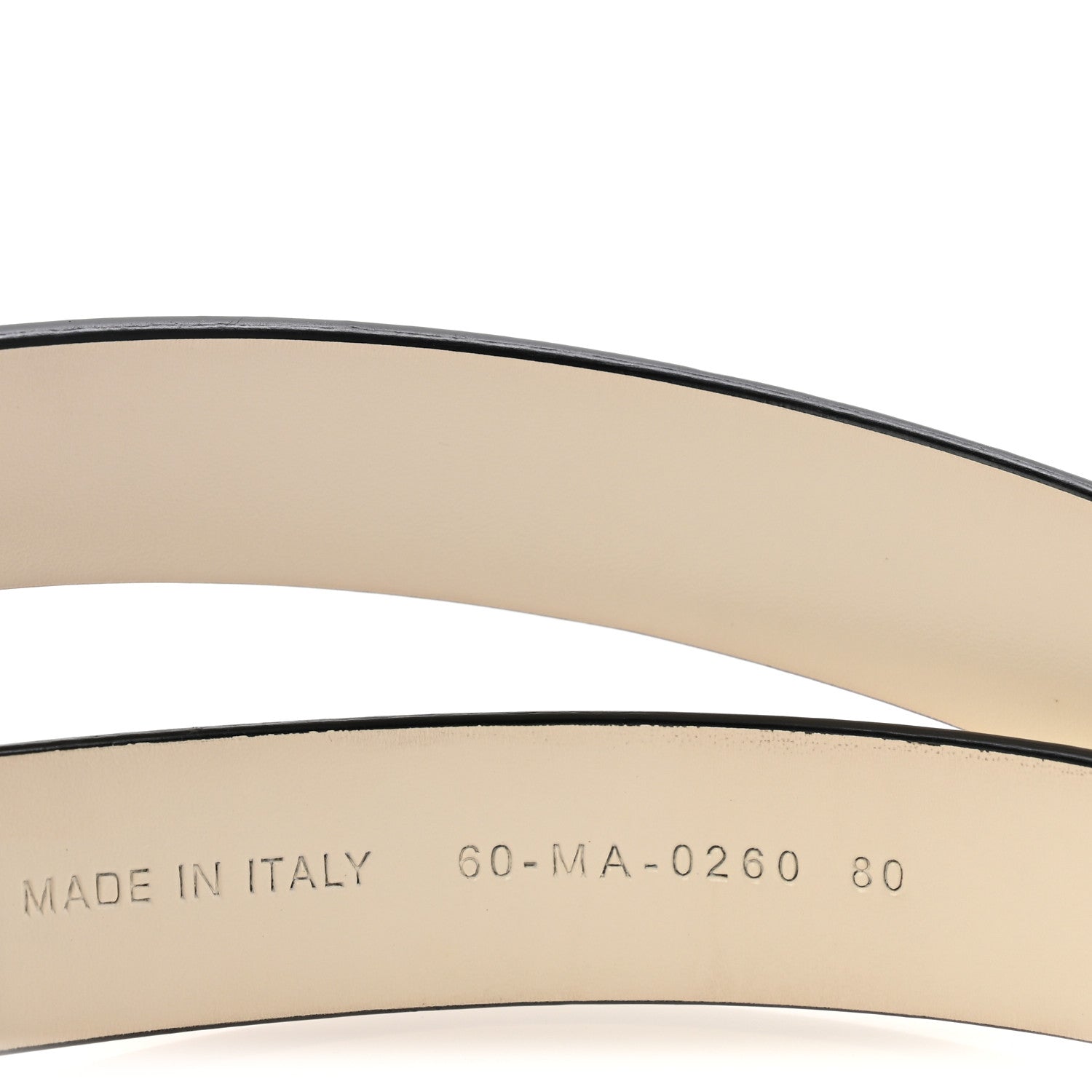 Christian Dior Calfskin Saddle Belt 80 32 White 4 of 9