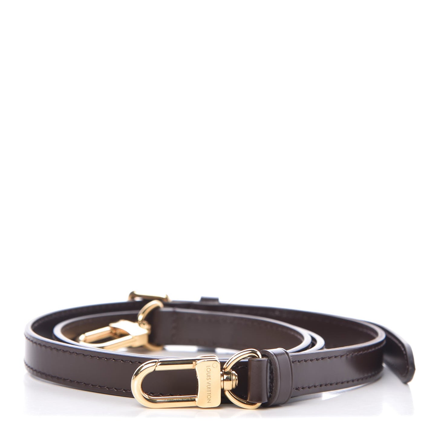 Calfskin Adjustable Speedy Bandouliere Shoulder Strap Brown