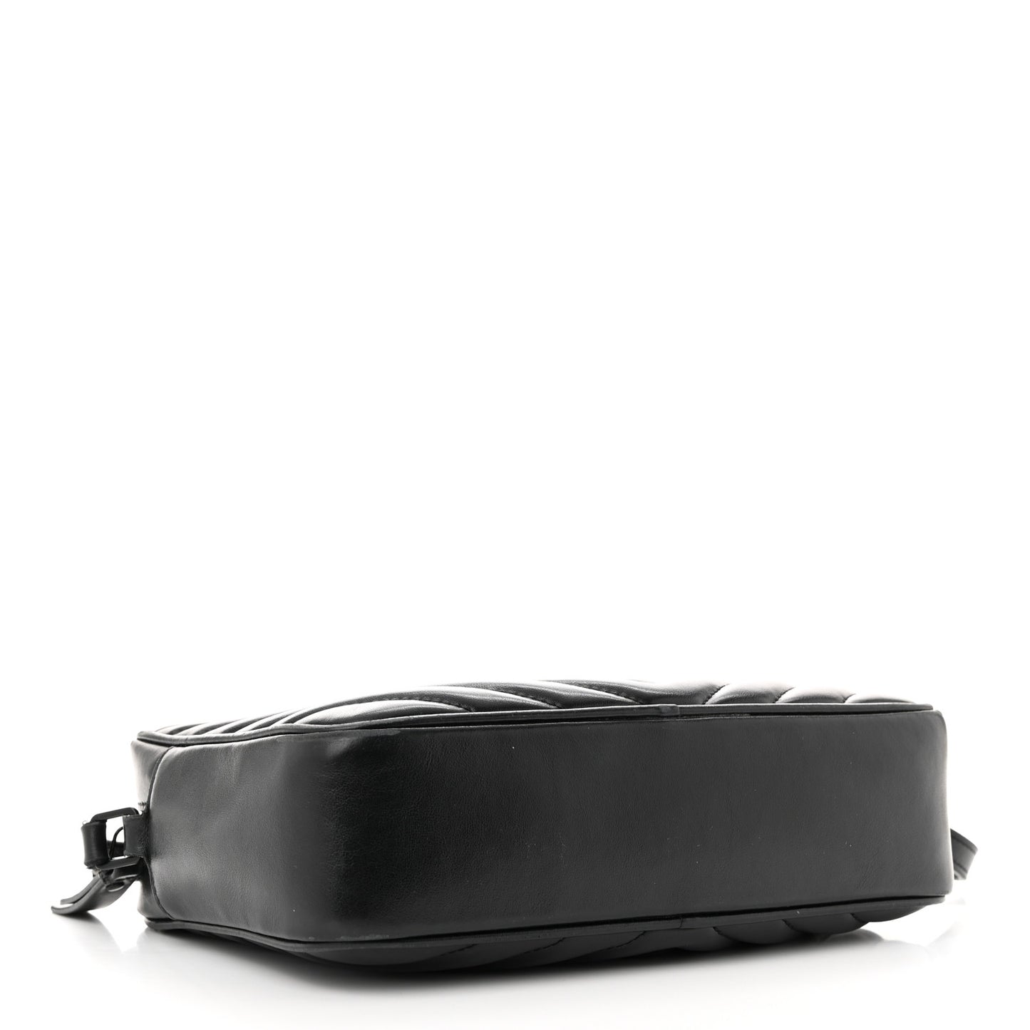 Calfskin Matelasse Monogram Monochrome Lou Camera Bag Black