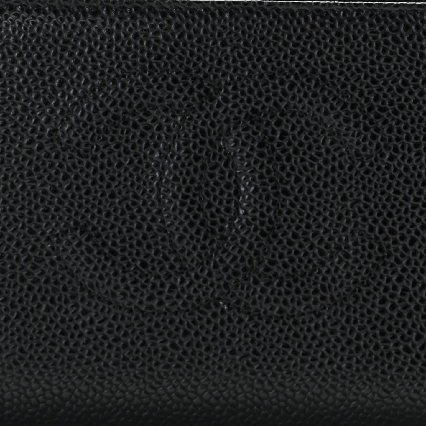 Caviar Large Timeless CC Zip Around Wallet Black